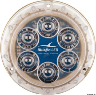 PIRANHA P12 LED dual color bianco e blu - 13.350.32 Osculati Fari, plafoniere