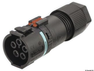 Presa/Spina volante 2/3/4 poli conn. a scatto - 14.371.05 Osculati Materiale elettrico