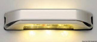 Courtesy light blu 4 + 4 LED - 13.428.13 Osculati Fari, plafoniere