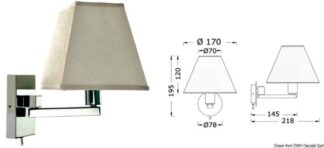 Faretto snodato ottone pressofuso - 13.483.05 Osculati