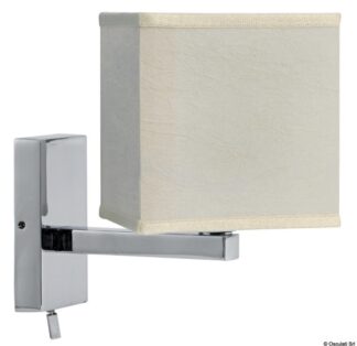 Applique snodata ottone cromato - 13.483.11 Osculati Fari, plafoniere