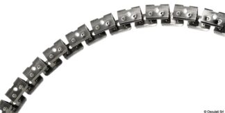 Supporto acciaio inox flessibile per barra led 2mt - 13.705.10 Osculati Fari, plafoniere