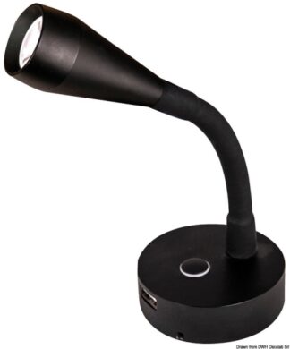 Faretto LED Batsystem LEIA Total black - 13.867.21 Osculati Fari, plafoniere