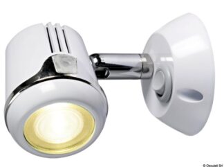 Faretto bianco Hi-Power LED 12/24 V - 13.896.01 Osculati Fari, plafoniere