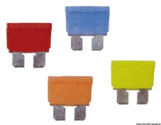 Fusibili lamellari spia LED 30 A cf. 50 - 14.003.30 Osculati Materiale elettrico