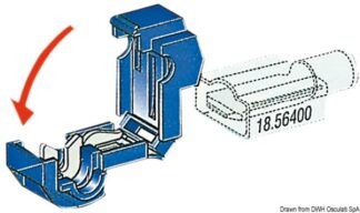 Morsetto a T 1/2,5 mmq - 14.100.97 Osculati Materiale elettrico