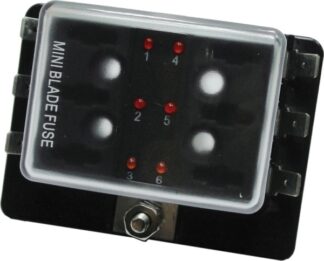 Scatola portafusibili lamellari MINI 6 uscite - 14.101.06 Osculati Materiale elettrico