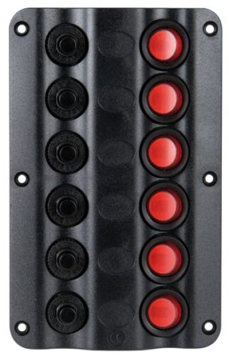 Pannello elettrico Wave 6 interruttori - 14.104.02 Osculati Materiale elettrico