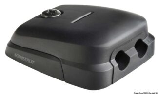 Horizontal Deck Seal nero in plastica doppio cavo - 14.176.02 Osculati Materiale elettrico