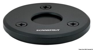 Premistoppa nero Low Profile Ø 9/14 mm foro 30 mm - 14.177.14 Osculati Materiale elettrico