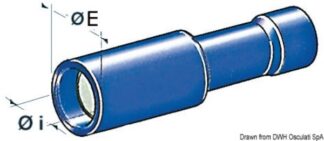 Terminali cilindrici femmina 2,5-6 mm² - 14.186.48 Osculati Materiale elettrico