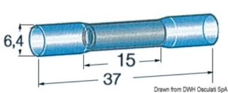 Tubetto preisolato 2,5-6 mm² - 14.186.51 Osculati Materiale elettrico
