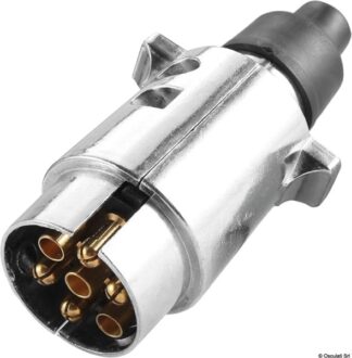 Spina 7 poli in metallo con contatti a serrafilo - 14.190.03 Osculati Verricelli e thruster