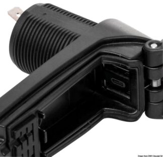 Presa doppia USB ROKK charge Pro - 14.195.68 Osculati Materiale elettrico