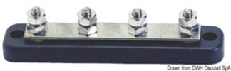 Bus Bar porta terminali 4 x 6 mm - 14.207.14 Osculati Materiale elettrico