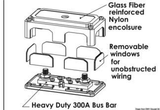 Terminali Bus Bar Heavy Duty 6 x 5 mm - 14.209.31 Osculati Materiale elettrico