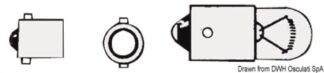 Lampadina a baionetta 12 V 4 W - 14.250.00 Osculati Materiale elettrico