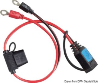 Cavetto con occhielli M6 (con fusibile ATO 30A) - 14.273.20 Osculati Materiale elettrico