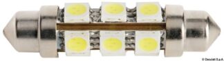 2 Lampadine LED a siluro 44 mm 3000 K - 14.301.24 Osculati Materiale elettrico