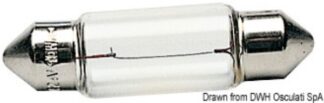 Lampadina siluro 24 V 5 W - 14.300.06 Osculati Materiale elettrico