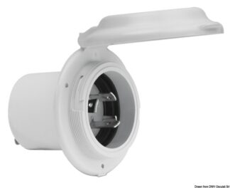 Presa Marinco Valox 16-30 A frontale tondo - 14.303.00 Osculati Materiale elettrico