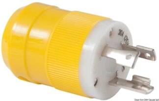 Spina inox Marinco maschio 16 A - 14.305.10 Osculati Materiale elettrico
