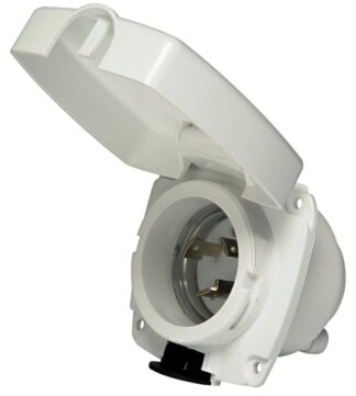 Presa 30 A New Edge bianco - 14.331.10 Osculati Materiale elettrico