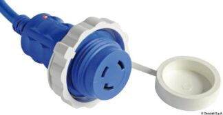 Spina + cavo 10 m blu 30 A - 14.334.10 Osculati Materiale elettrico