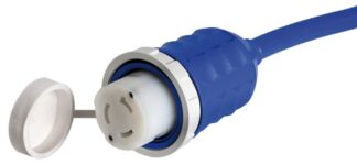 Spina + cavo 15 m blu 50 A - 14.334.25 Osculati Materiale elettrico