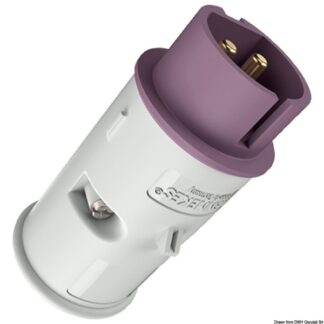 Spina 2 poli 12/24V 16A con morsetti a vite - 14.337.01 Osculati Materiale elettrico