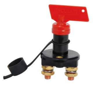 Staccabatteria tecnopolimero nero 100 A - 14.385.15 Osculati Materiale elettrico