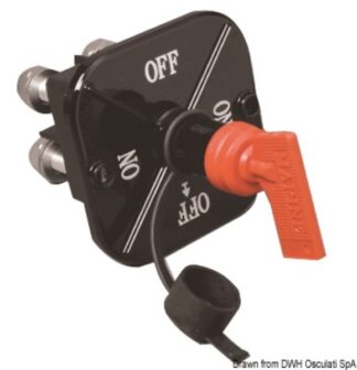Staccabatteria bipolare 300 A - 14.386.05 Osculati Materiale elettrico