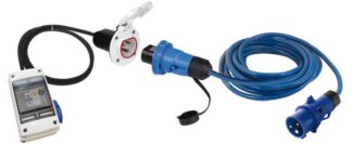 Kit quadro elettrico 10A con presa Cruiser inox - 14.416.91 Osculati Materiale elettrico