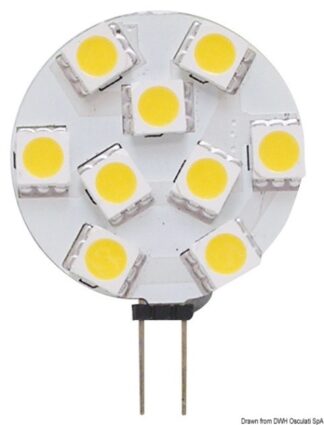 Lampadina LED SMD G4 12/24 V attacco laterale - 14.450.09 Osculati Materiale elettrico