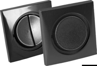 Interruttore doppio nero/nero - 14.486.15 Osculati Materiale elettrico
