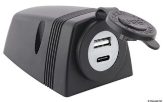Presa USB-A + USB-C con carenatura - 14.516.13 Osculati Materiale elettrico