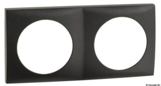 Cornice doppia nero antracite - 14.534.01 Osculati Materiale elettrico