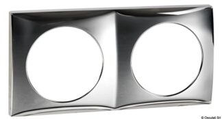 Cornice doppia cromata - 14.534.03 Osculati