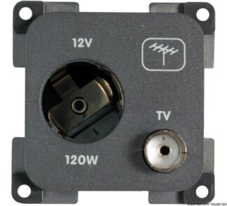 Presa antenna grigia - 14.652.01 Osculati Materiale elettrico