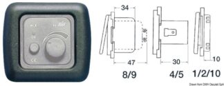 Cornice singola grigia - 14.655.02 Osculati Materiale elettrico