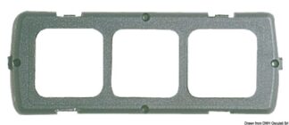 Supporto triplo grigio - 14.659.02 Osculati Materiale elettrico