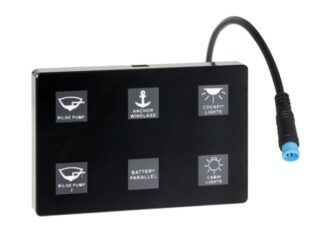 Pannello elettrico touch 6 interr. - 14.691.06 Osculati Materiale elettrico