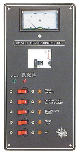 Pannello in corrente alternata 220 V - 14.810.22 Osculati Materiale elettrico