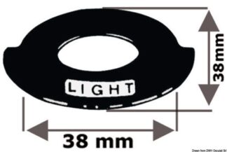 Targhetta WINDLASS UP-DOWN - 14.916.17 Osculati Materiale elettrico