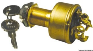 Chiave avviamento 5 contatti 15 A - 14.918.30 Osculati Materiale elettrico