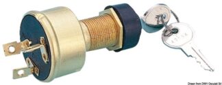 Chiave avviamento stagna 3 contatti - 14.918.31 Osculati Materiale elettrico