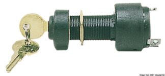 Chiave avviamento in nylon stagna - 14.918.33 Osculati Materiale elettrico
