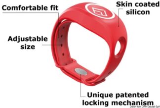 Braccialetto MOB+rosso xBAND - 14.969.10 Osculati Materiale elettrico