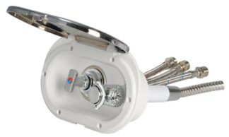 Box doccia con tubo inox 4 m - 15.140.31 Osculati Doccette, pompe a mano