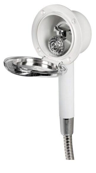 Box doccia Classic Evo cromato tubo inox 4 m a parete - 15.150.10 Osculati Doccette, pompe a mano